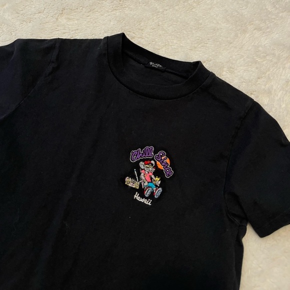 Thick cotton "Chill Since" Brandy Graphic Tee - Picture 6 of 7